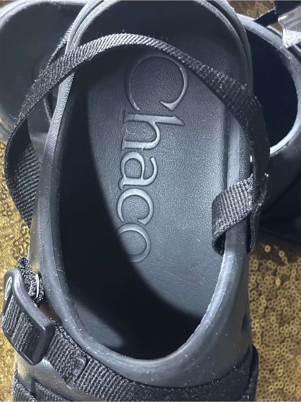 Chacos Chillos Black Youth Sport Sandals Size 3